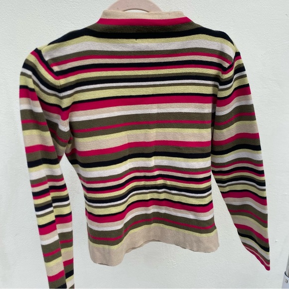 Y2K Multicolor Striped Sweater Size Large - Picture 3 of 4